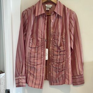 NWT Puli Pink Striped Shirt